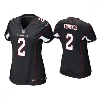 Women's Arizona Cardinals #2 Chase Edmonds Black Stitched Jersey(Run Small) Women's Arizona Cardinals #2 Chase Edmonds Black Stitched Jersey(Run Small)