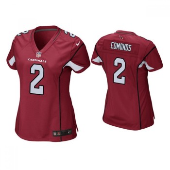 Women's Arizona Cardinals #2 Chase Edmonds Red Stitched Jersey(Run Small) Women's Arizona Cardinals #2 Chase Edmonds Red Stitched Jersey(Run Small)
