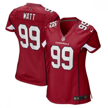 Women's Arizona Cardinals #99 J.J. Watt Red Stitched Jersey(Run Small) Women's Arizona Cardinals #99 J.J. Watt Red Stitched Jersey(Run Small)