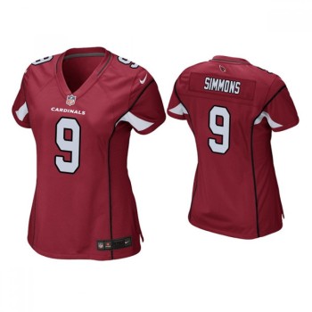 Women's Arizona Cardinals #9 Isaiah Simmons Red Stitched Jersey(Run Small) Women's Arizona Cardinals #9 Isaiah Simmons Red Stitched Jersey(Run Small)