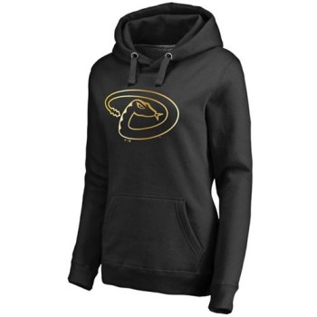 Women's Arizona Diamondbacks Gold Collection Pullover Hoodie Black Women's Arizona Diamondbacks Gold Collection Pullover Hoodie Black