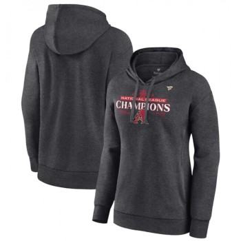 Women's Arizona Diamondbacks Heather Charcoal 2023 National League Champions Locker Room Pullover Hoodie(Run Small) Women's Arizona Diamondbacks Heather Charcoal 2023 National League Champions Locker Room Pullover Hoodie(Run Small)
