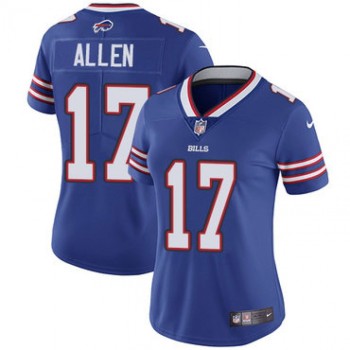 Women's Buffalo Bills #17 Josh Allen Royal Limited Stitched Jersey(Run Small) Women's Buffalo Bills #17 Josh Allen Royal Limited Stitched Jersey(Run Small)
