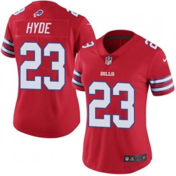 Women's Buffalo Bills #23 Micah Hyde Red Stitched Football Jersey(Run Small) Women's Buffalo Bills #23 Micah Hyde Red Stitched Football Jersey(Run Small)