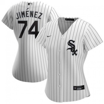 Women's Chicago White Sox #74 Eloy Jimenez White Stitched Jersey(Run Small) Women's Chicago White Sox #74 Eloy Jimenez White Stitched Jersey(Run Small)