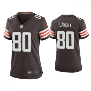 Women's Cleveland Browns #80 Jarvis Landry 2020 New Brown Stitched Jersey(Run Small) Women's Cleveland Browns #80 Jarvis Landry 2020 New Brown Stitched Jersey(Run Small)