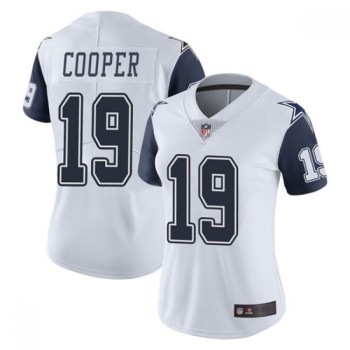 Women's Dallas Cowboys #19 Amari Cooper White Vapor Untouchable Limited Stitched Jersey Women's Dallas Cowboys #19 Amari Cooper White Vapor Untouchable Limited Stitched Jersey
