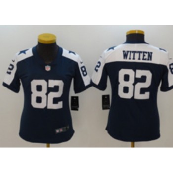 Women's Dallas Cowboys #82 Jason Witten Navy Limited Stitched NFL Jersey(Run Small) Women's Dallas Cowboys #82 Jason Witten Navy Limited Stitched NFL Jersey(Run Small)