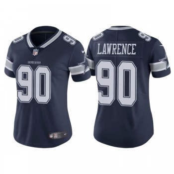 Women's Dallas Cowboys #90 DeMarcus Lawrence Navy Vapor Untouchable Limited Stitched Jersey(Run Small) Women's Dallas Cowboys #90 DeMarcus Lawrence Navy Vapor Untouchable Limited Stitched Jersey(Run Small)