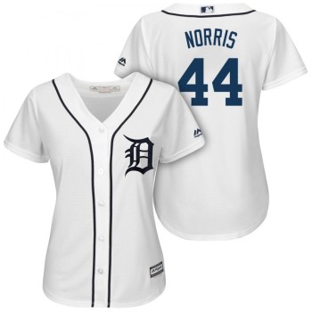 Women's Detroit Tigers #44 Daniel Norris White Cool Base Stitched MLB Jersey(Run Small) Women's Detroit Tigers #44 Daniel Norris White Cool Base Stitched MLB Jersey(Run Small)