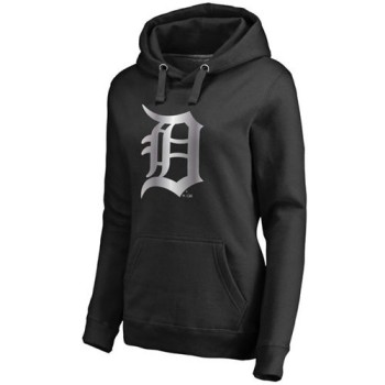 Women's Detroit Tigers Platinum Collection Pullover Hoodie Black Women's Detroit Tigers Platinum Collection Pullover Hoodie Black