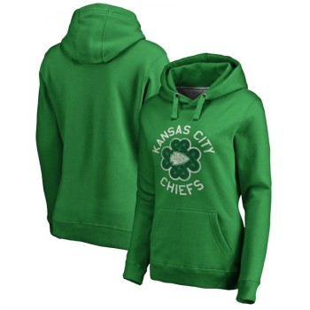 Women's Kansas City Chiefs Green St. Patrick's Day Luck Tradition Pullover Hoodie(Run Small) Women's Kansas City Chiefs Green St. Patrick's Day Luck Tradition Pullover Hoodie(Run Small)