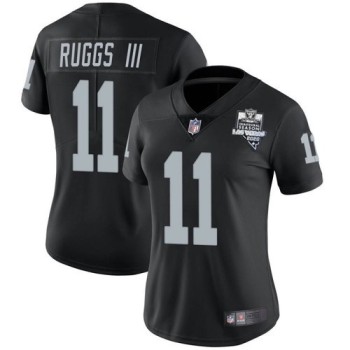 Women's Las Vegas Raiders #11 Henry Ruggs III Black 2020 Inaugural Season Vapor Untouchable Limited Stitched Jersey(Run Small) Women's Las Vegas Raiders #11 Henry Ruggs III Black 2020 Inaugural Season Vapor Untouchable Limited Stitched Jersey(Run Small)