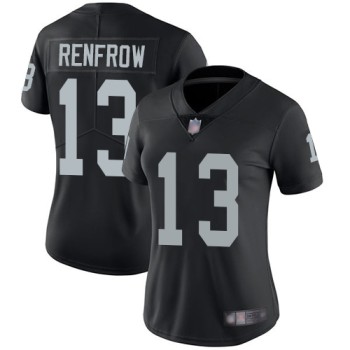 Women's Las Vegas Raiders #13 Hunter Renfrow Black Vapor Untouchable Limited Stitched Jersey(Run Small) Women's Las Vegas Raiders #13 Hunter Renfrow Black Vapor Untouchable Limited Stitched Jersey(Run Small)