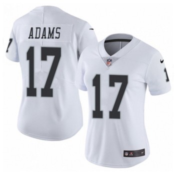 Women's Las Vegas Raiders #17 Davante Adams White Vapor Untouchable Limited Stitched Jersey(Run Small) Women's Las Vegas Raiders #17 Davante Adams White Vapor Untouchable Limited Stitched Jersey(Run Small)