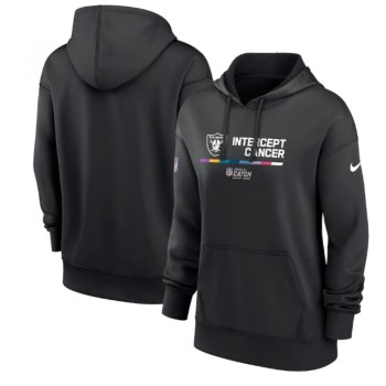 Women's Las Vegas Raiders 2022 Black NFL Crucial Catch Therma Performance Pullover Hoodie(Run Small) Women's Las Vegas Raiders 2022 Black NFL Crucial Catch Therma Performance Pullover Hoodie(Run Small)