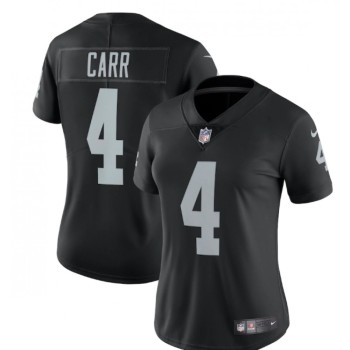 Women's Las Vegas Raiders #4 Derek Carr Black Vapor Untouchable Limited Stitched Jersey(Run Small) Women's Las Vegas Raiders #4 Derek Carr Black Vapor Untouchable Limited Stitched Jersey(Run Small)
