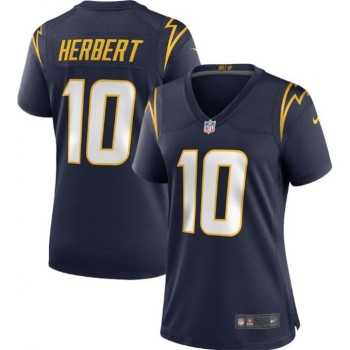 Women's Los Angeles Chargers #10 Justin Herbert Navy Vapor Untouchable Limited Stitched Jersey Women's Los Angeles Chargers #10 Justin Herbert Navy Vapor Untouchable Limited Stitched Jersey