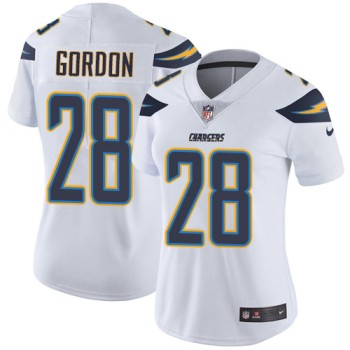 Women's Los Angeles Chargers #28 Melvin Gordon III White Vapor Untouchable Limited Stitched NFL Jersey Women's Los Angeles Chargers #28 Melvin Gordon III White Vapor Untouchable Limited Stitched NFL Jersey