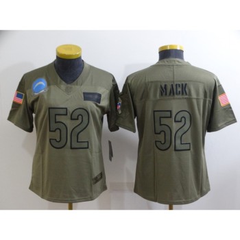 Women's Los Angeles Chargers #52 Khalil Mack Camo Salute To Service Limited Stitched Jersey(Run Small) Women's Los Angeles Chargers #52 Khalil Mack Camo Salute To Service Limited Stitched Jersey(Run Small)