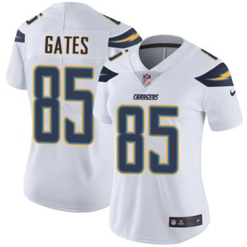 Women's Los Angeles Chargers #85 Antonio Gates White Vapor Untouchable Limited Stitched NFL Jersey Women's Los Angeles Chargers #85 Antonio Gates White Vapor Untouchable Limited Stitched NFL Jersey