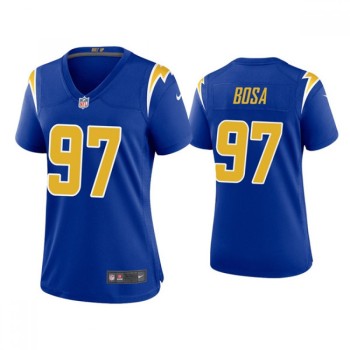 Women's Los Angeles Chargers #97 Joey Bosa Royal Vapor Untouchable Limited Stitched Jersey Women's Los Angeles Chargers #97 Joey Bosa Royal Vapor Untouchable Limited Stitched Jersey