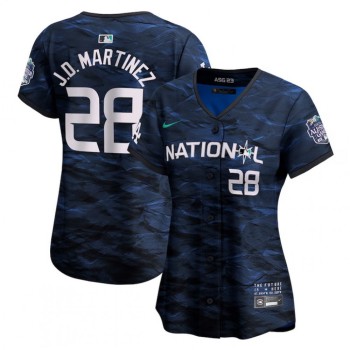Women's Los Angeles Dodgers #28 J.D. Martinez Teal 2023 All-star Stitched Baseball Jersey(Run Small) Women's Los Angeles Dodgers #28 J.D. Martinez Teal 2023 All-star Stitched Baseball Jersey(Run Small)