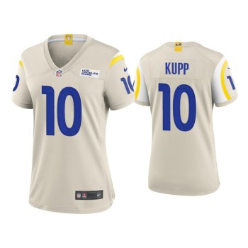 Women's Los Angeles Rams #10 Cooper Kupp Bone Vapor Untouchable Limited Stitched Jersey(Run Small) Women's Los Angeles Rams #10 Cooper Kupp Bone Vapor Untouchable Limited Stitched Jersey(Run Small)