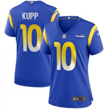Women's Los Angeles Rams #10 Cooper Kupp Royal Vapor Untouchable Limited Stitched Jersey(Run Small) Women's Los Angeles Rams #10 Cooper Kupp Royal Vapor Untouchable Limited Stitched Jersey(Run Small)