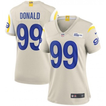 Women's Los Angeles Rams #99 Aaron Donald Bone Vapor Untouchable Limited Stitched Jersey(Run Small) Women's Los Angeles Rams #99 Aaron Donald Bone Vapor Untouchable Limited Stitched Jersey(Run Small)
