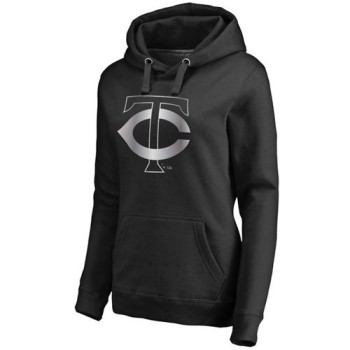 Women's Minnesota Twins Platinum Collection Pullover Hoodie Black Women's Minnesota Twins Platinum Collection Pullover Hoodie Black