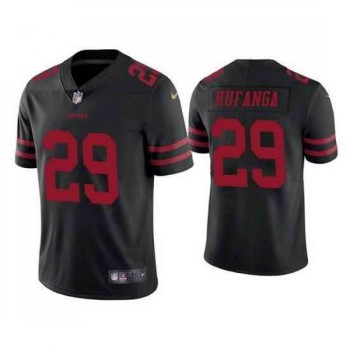 Women's NFL San Francisco 49ers #29 Talanoa Hufanga Black Vapor Untouchable Limited Stitched Jersey(Run Small) Women's NFL San Francisco 49ers #29 Talanoa Hufanga Black Vapor Untouchable Limited Stitched Jersey(Run Small)