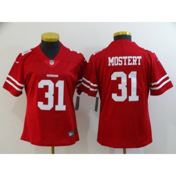 Women's NFL San Francisco 49ers #31 Raheem Mostert Red Vapor Untouchable Limited Stitched Jersey(Run Small) Women's NFL San Francisco 49ers #31 Raheem Mostert Red Vapor Untouchable Limited Stitched Jersey(Run Small)