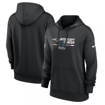 Women's New England Patriots 2022 Black NFL Crucial Catch Therma Performance Pullover Hoodie(Run Small) Women's New England Patriots 2022 Black NFL Crucial Catch Therma Performance Pullover Hoodie(Run Small)