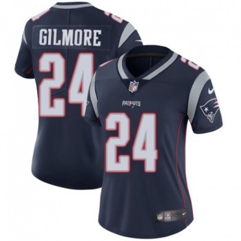 Women's New England Patriots #24 Stephon Gilmore Navy Vapor Untouchable Limited Stitched NFL Jersey(Run Small) Women's New England Patriots #24 Stephon Gilmore Navy Vapor Untouchable Limited Stitched NFL Jersey(Run Small)