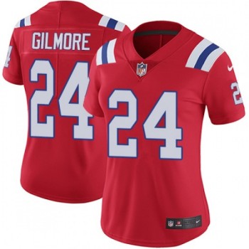 Women's New England Patriots #24 Stephon Gilmore Red Vapor Untouchable Limited Stitched Jersey(Run Small) Women's New England Patriots #24 Stephon Gilmore Red Vapor Untouchable Limited Stitched Jersey(Run Small)