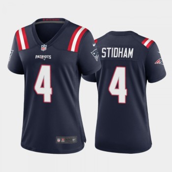 Women's New England Patriots #4 Jarrett Stidham Navy Stitched Jersey(Run Small) Women's New England Patriots #4 Jarrett Stidham Navy Stitched Jersey(Run Small)