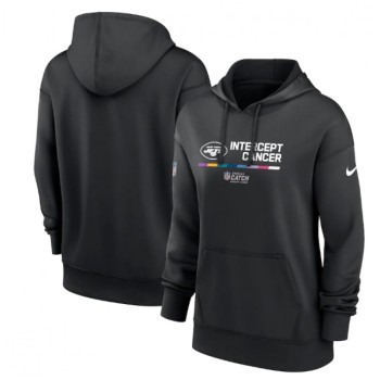 Women's New York Jets 2022 Black NFL Crucial Catch Therma Performance Pullover Hoodie(Run Small) Women's New York Jets 2022 Black NFL Crucial Catch Therma Performance Pullover Hoodie(Run Small)