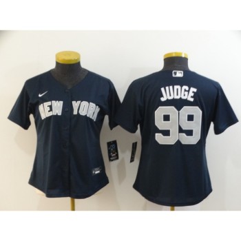 Women's New York Yankees #99 Aaron Judge Navy Cool Base Stitched MLB Jersey(Run Small) Women's New York Yankees #99 Aaron Judge Navy Cool Base Stitched MLB Jersey(Run Small)
