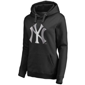 Women's New York Yankees Platinum Collection Pullover Hoodie Black Women's New York Yankees Platinum Collection Pullover Hoodie Black