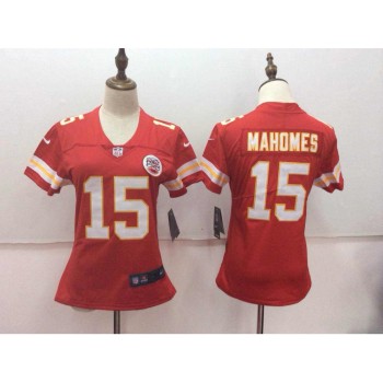Women's Kansas City Chiefs #15 Patrick Mahomes Red Vapor Untouchable Player Limited Stitched NFL Jersey Women's Kansas City Chiefs #15 Patrick Mahomes Red Vapor Untouchable Player Limited Stitched NFL Jersey