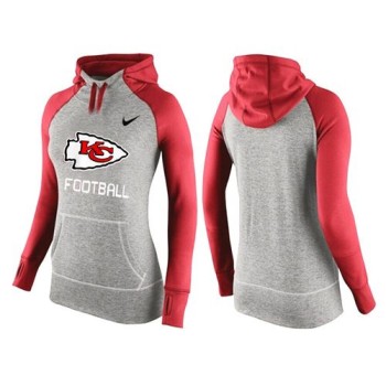 Women's Kansas City Chiefs Performance Hoodie Grey & Red_1 Women's Kansas City Chiefs Performance Hoodie Grey & Red_1