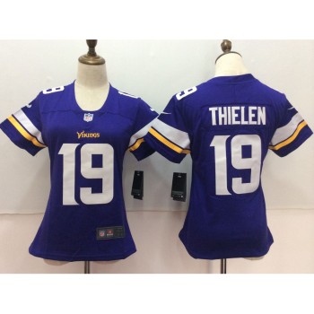 Women's Minnesota Vikings #19 Adam Thielen Purple Untouchable Limited Stitched NFL Jersey Women's Minnesota Vikings #19 Adam Thielen Purple Untouchable Limited Stitched NFL Jersey