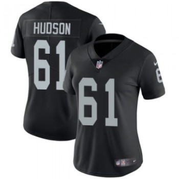 Women's Oakland Raiders #61 Rodney Hudson Black Vapor Untouchable Limited Stitched NFL Jersey(Run Small) Women's Oakland Raiders #61 Rodney Hudson Black Vapor Untouchable Limited Stitched NFL Jersey(Run Small)