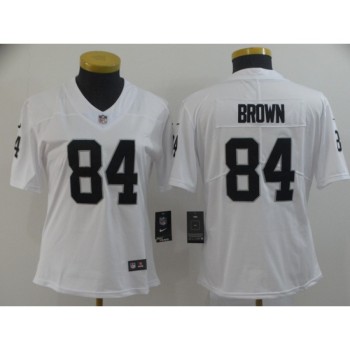 Women's Oakland Raiders #84 Antonio Brown White Vapor Untouchable Limited Stitched NFL Jersey(Run Small) Women's Oakland Raiders #84 Antonio Brown White Vapor Untouchable Limited Stitched NFL Jersey(Run Small)
