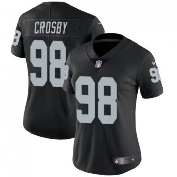Women's Oakland Raiders #98 Maxx Crosby Black Vapor Untouchable Limited Stitched NFL Jersey(Run Small) Women's Oakland Raiders #98 Maxx Crosby Black Vapor Untouchable Limited Stitched NFL Jersey(Run Small)