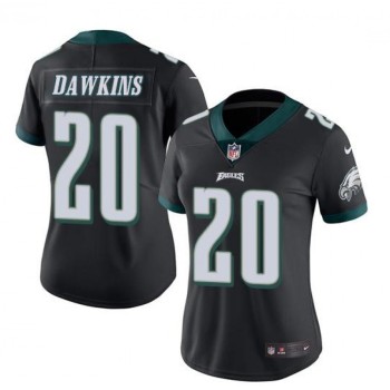 Women's Philadelphia Eagles #20 Brian Dawkins Black Vapor Untouchable Limited Stitched Football Jersey(Run Small) Women's Philadelphia Eagles #20 Brian Dawkins Black Vapor Untouchable Limited Stitched Football Jersey(Run Small)