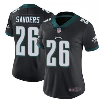 Women's Philadelphia Eagles #26 Miles Sanders Black Vapor Untouchable Limited Stitched Football Jersey(Run Small) Women's Philadelphia Eagles #26 Miles Sanders Black Vapor Untouchable Limited Stitched Football Jersey(Run Small)