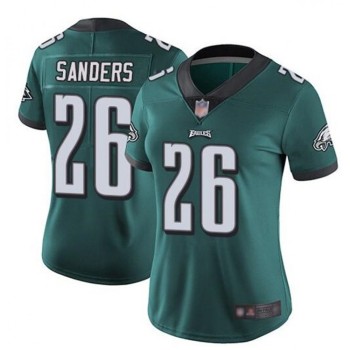 Women's Philadelphia Eagles #26 Miles Sanders Green Vapor Untouchable Limited Stitched Football Jersey(Run Small) Women's Philadelphia Eagles #26 Miles Sanders Green Vapor Untouchable Limited Stitched Football Jersey(Run Small)