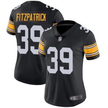 Women's Pittsburgh Steelers #39 Minkah Fitzpatrick Black Vapor Untouchaable Limited Stitched Jersey(Run Small) Women's Pittsburgh Steelers #39 Minkah Fitzpatrick Black Vapor Untouchaable Limited Stitched Jersey(Run Small)